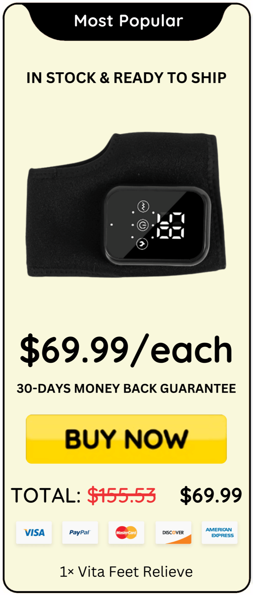 Vita Feet Relieve price 